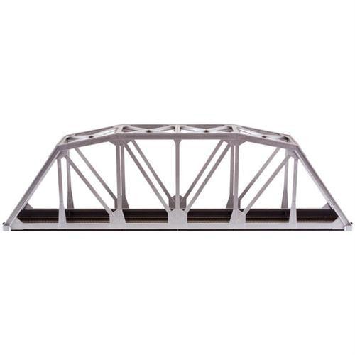 HO Code 83 18" Through Truss Bridge Kit (Silver) - Fusion Scale Hobbies