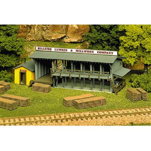 HO Lumber Yard & Office Kit - Fusion Scale Hobbies