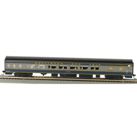 HO 85’ Smooth-Side Coach w/Lighted Interior Baltimore & Ohio Avondale - Fusion Scale Hobbies