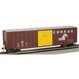 HO 50' Outside Braced Boxcar Conrail w/Track-Powered Flashing LED End of Train Device - Fusion Scale Hobbies