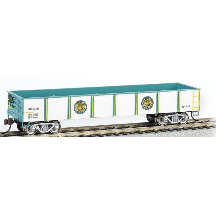 HO Ringling Bros. & Barnum & Bailey 40' Gondola #120 - Fusion Scale Hobbies