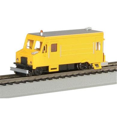 HO MOW Highrailer Self-Propelled Rail Detector Step Van (D) - Fusion Scale Hobbies