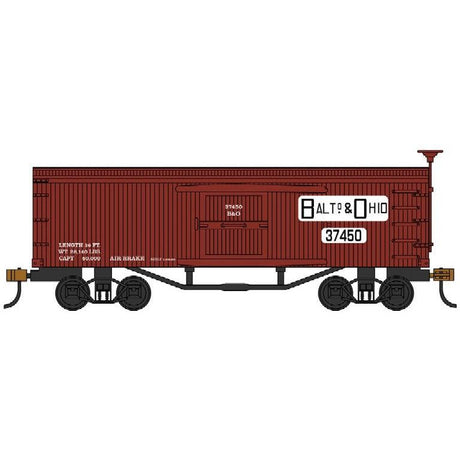 HO Old-Time Boxcar Baltimore & Ohio (D) - Fusion Scale Hobbies