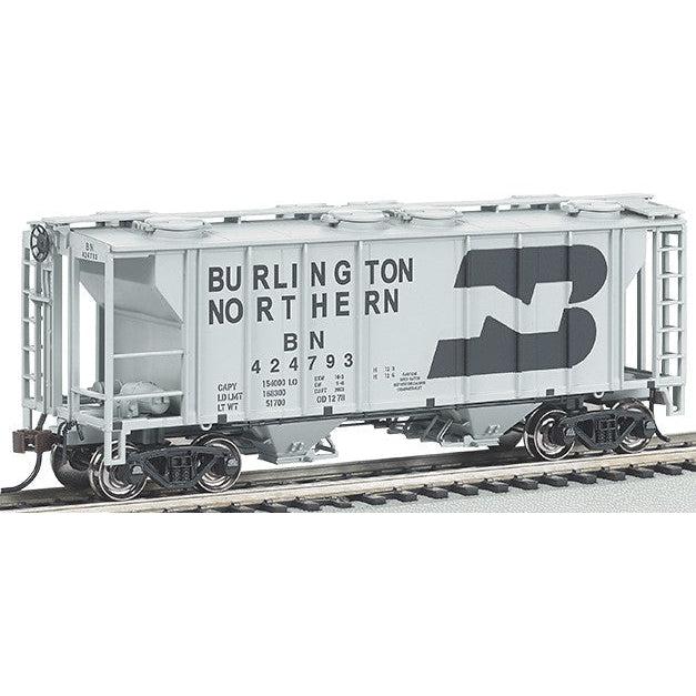 HO PS2 2-Bay Covered Hopper Burlington Northern (D) - Fusion Scale Hobbies