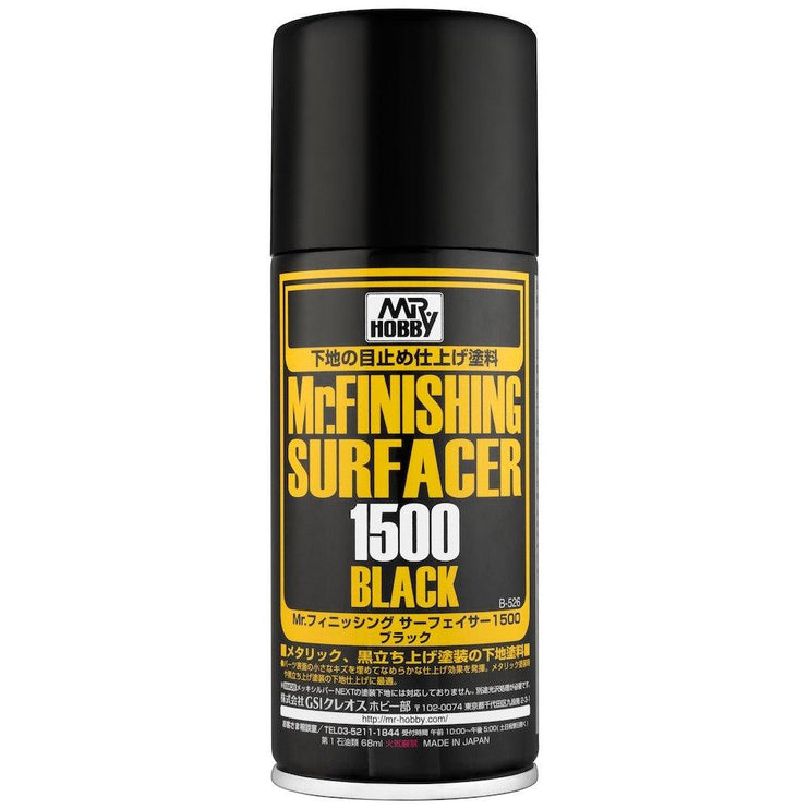 Mr Hobby Mr Finishing Surfacer 1500 Black