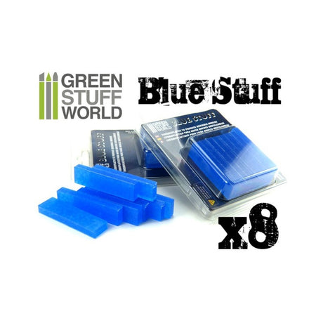 Green Stuff World Blue Stuff Mold 8 Bars - Fusion Scale Hobbies