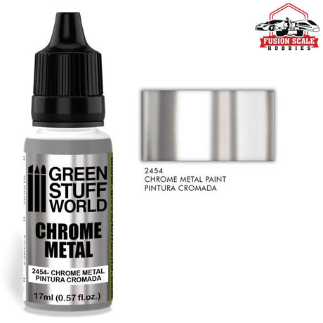 Green Stuff World Chrome Paint GSW2454 With Cosmetic Damage - Fusion Scale Hobbies