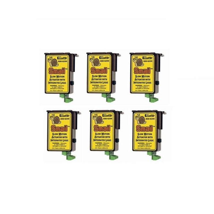 Circuitron 6 pack Smail Slow Motion Actuator w/ Terminal Block- DCC Equipped 800-6206TB