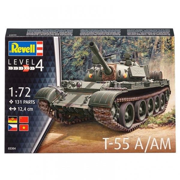 Revell 1:72 T-55 A/AM Model Tank Kit