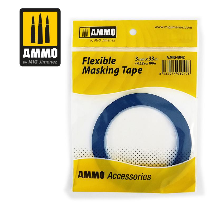 Ammo by Mig Flexible Masking Tape (3mm X 33m) - Fusion Scale Hobbies