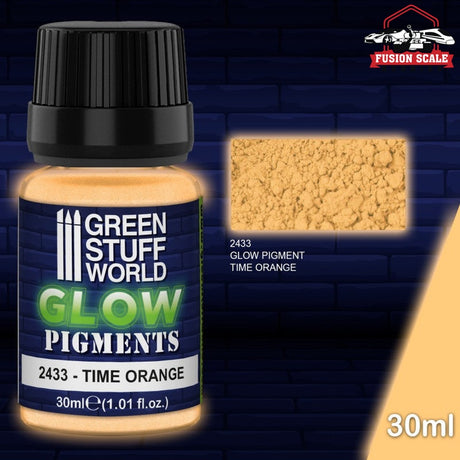 Green Stuff World Glow in the Time Orange Pigment 30ml GSW2433 - Fusion Scale Hobbies