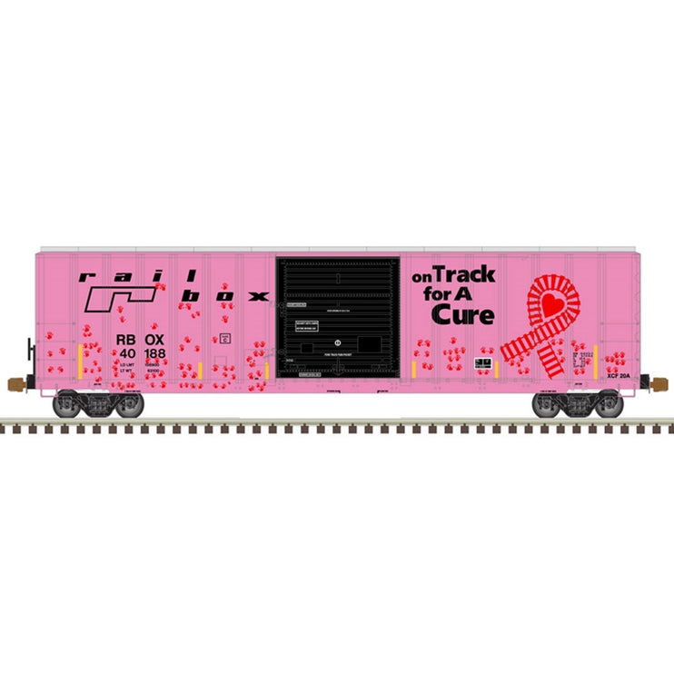 Atlas Ho Fmc 5077 Ssd Bxcr Railbox (On Track For A Cure) #40188 "Hand Prints"