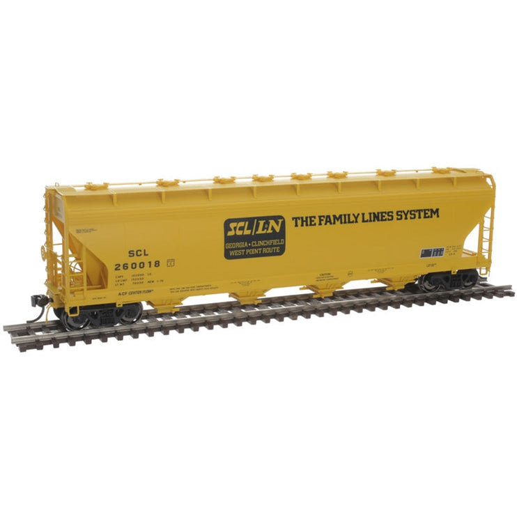 Atlas Master Plus HO Scale Seaboard Cost Line ACF 5250 Covered Hopper 260022