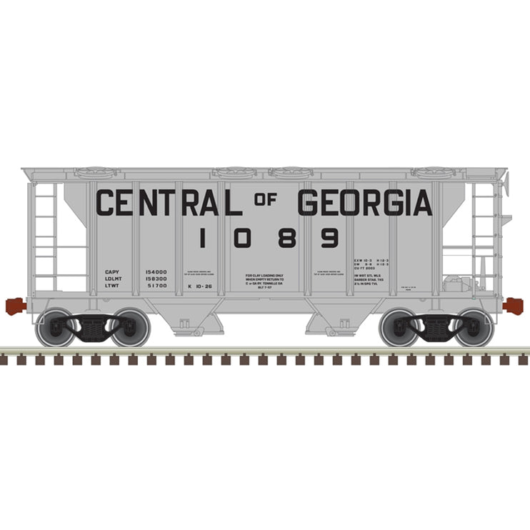 Atlas Ho Tm Ps-2 Covered Hopper Central Of Georgia #1062