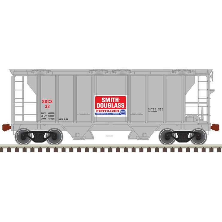 Atlas Ho Tm Ps-2 Covered Hopper Sdcx #27