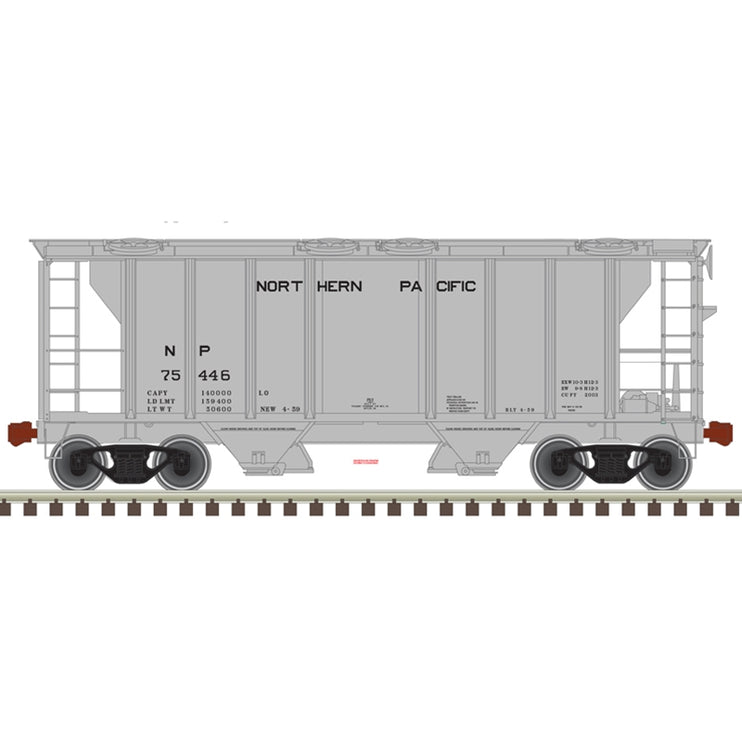 Atlas Ho Tm Ps-2 Covered Hopper Northern Pacific #75400