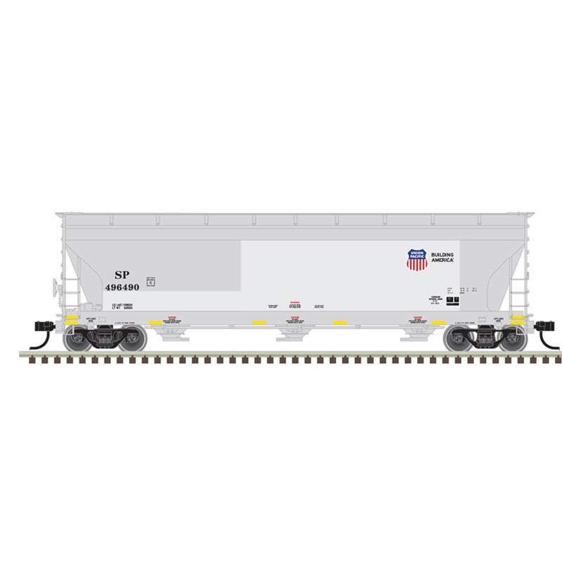 Atlas Master HO Scale ACF 4650 Centerflow Hopper Union Pacific 'Ex-SP Patch' SP #496490