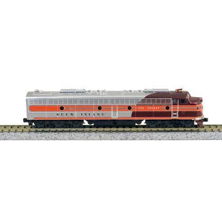 Kato N Scale Rock Island EMD E8A 652 KOBO Custom with Esu LokSound V5