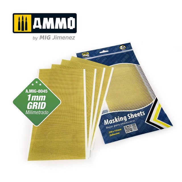Ammo by Mig Fine Masking Sheets - Fusion Scale Hobbies