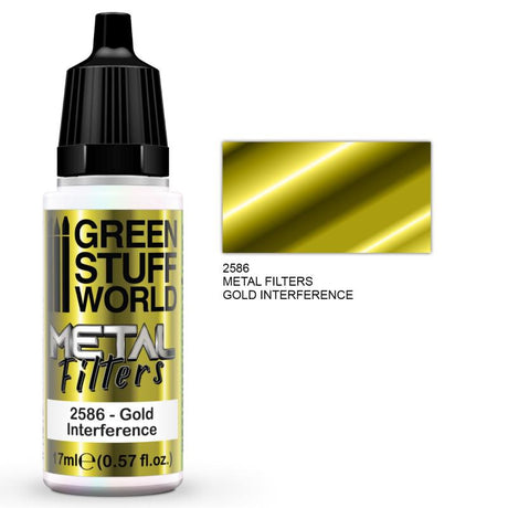 Green Stuff  World Metal Filter Gold Interference GSW2586 - Fusion Scale Hobbies