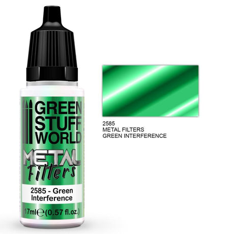 Green Stuff  World Metal Filter Green Interference GSW2585 - Fusion Scale Hobbies