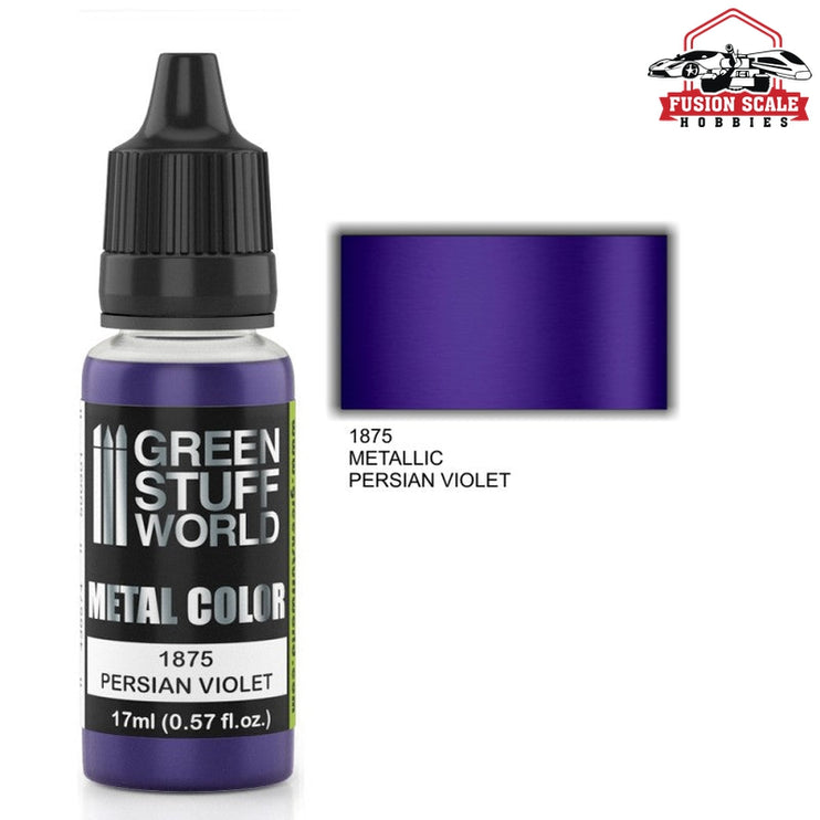 Green Stuff World Persian Violet Metallic Paint GSW1875 - Fusion Scale Hobbies