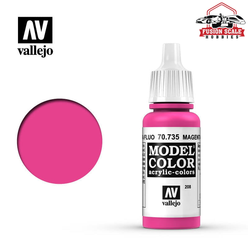 Vallejo Model Color Fluorescent Magenta MC208 VLJ70735