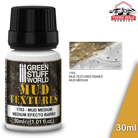 Green Stuff World Medium Mud Effect Texture GSW1753 - Fusion Scale Hobbies