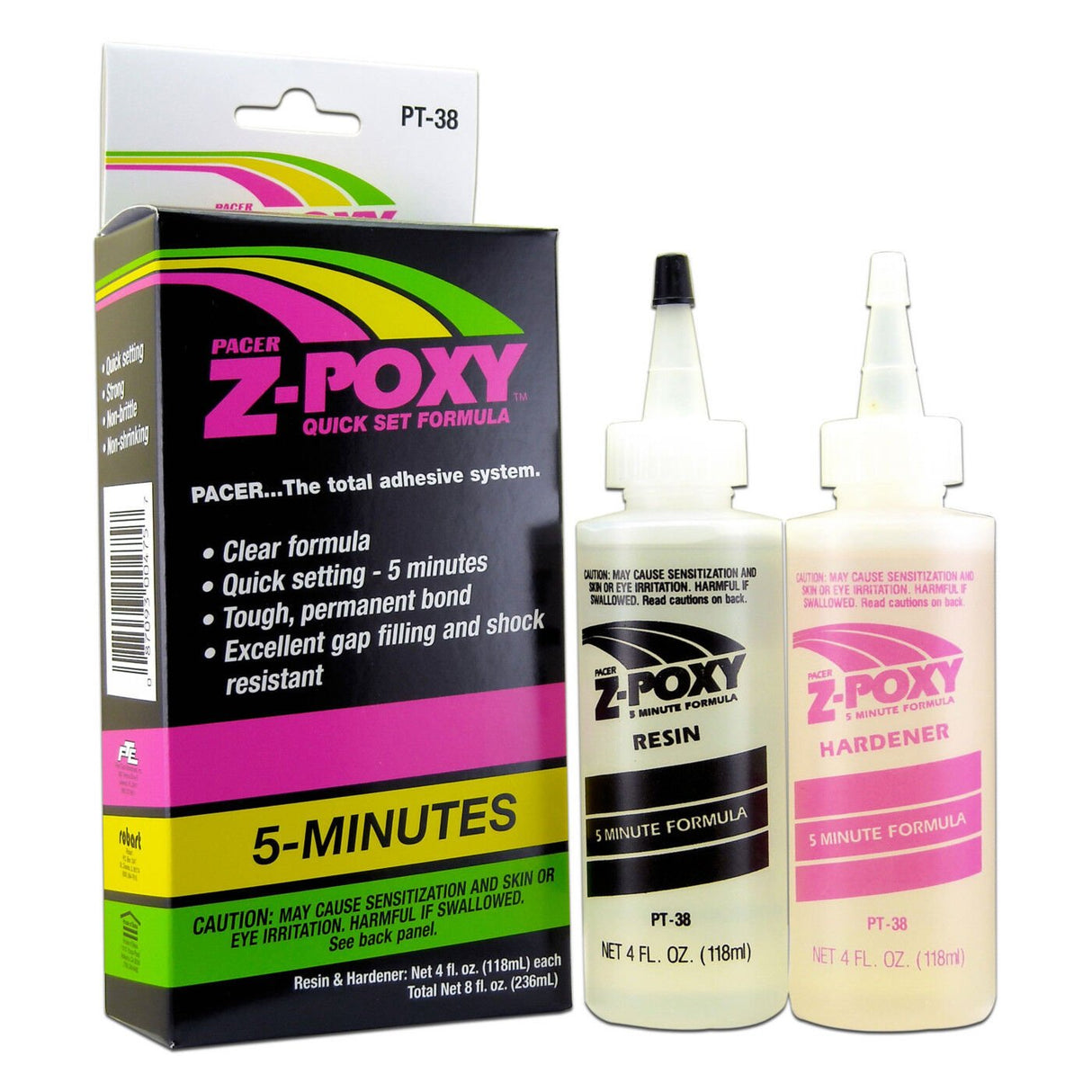 Zap Z-Poxy 5 Min 8oz Epoxy