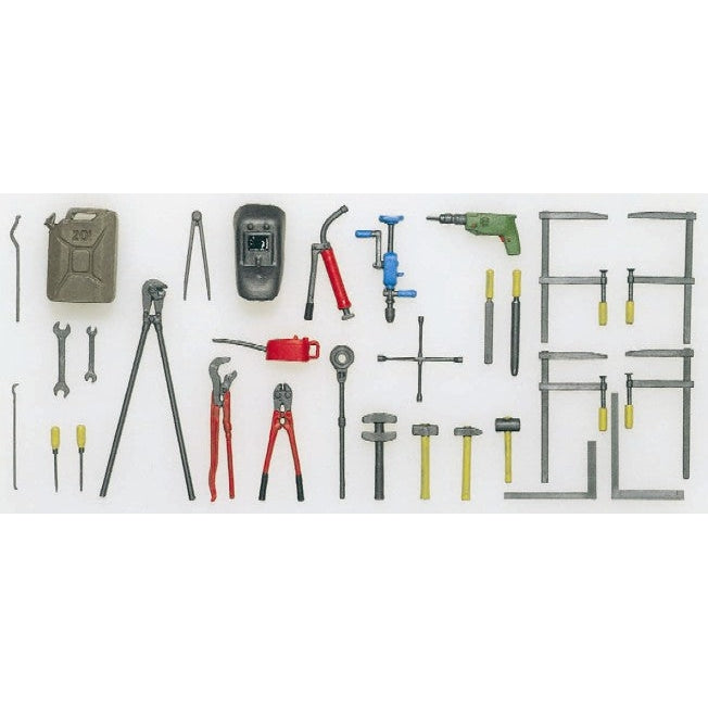 Preiser 1/24-1/25 Garage Tool Accessory Set