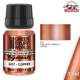 Green Stuff World Pure Metal Copper Pigment 30ml GSW2437 - Fusion Scale Hobbies