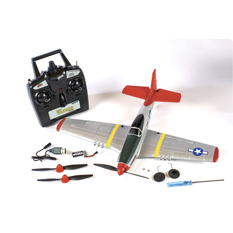 Rage RC P-51D Mustang Micro RTF Airplane w/PASS