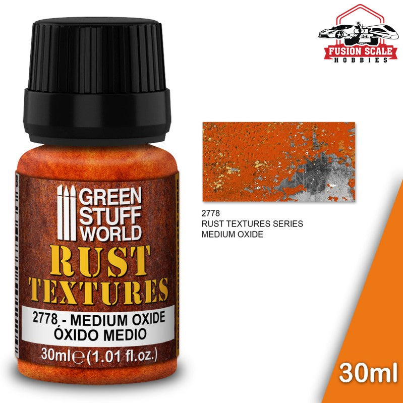 Green Stuff World Medium Oxide Rust Texture 30ml GSW2778 - Fusion Scale Hobbies