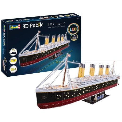 Revell RMS Titanic Ocean Liner 3D Foam Puzzle LED Edition (266pcs)