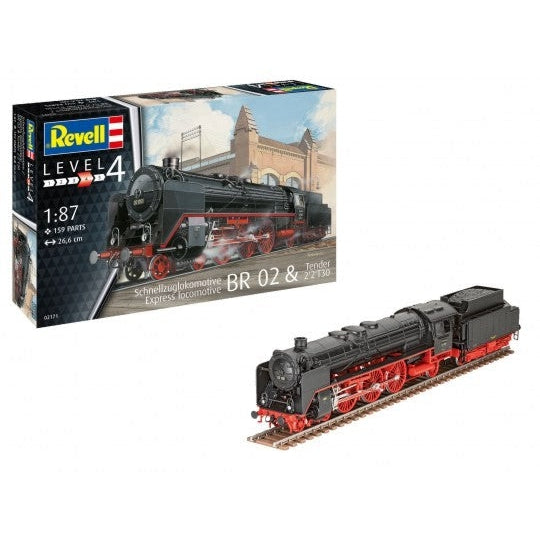 Revell 1/87 BR02 German Express Steam Locomotive w/T30 Tender