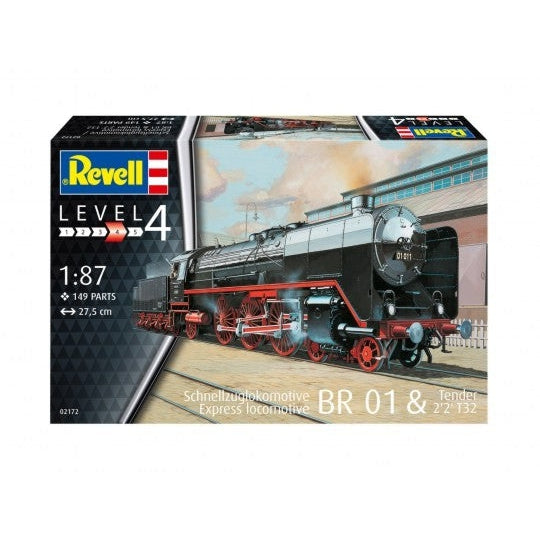 Revell 1/87 BR01 German Express Steam Locomotive w/T32 Tender