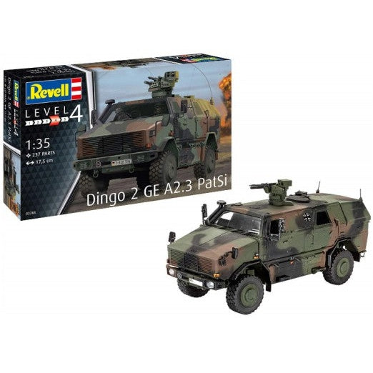 Revell 1/35 Dingo 2 GE A2.3 PatSi Armored Vehicle
