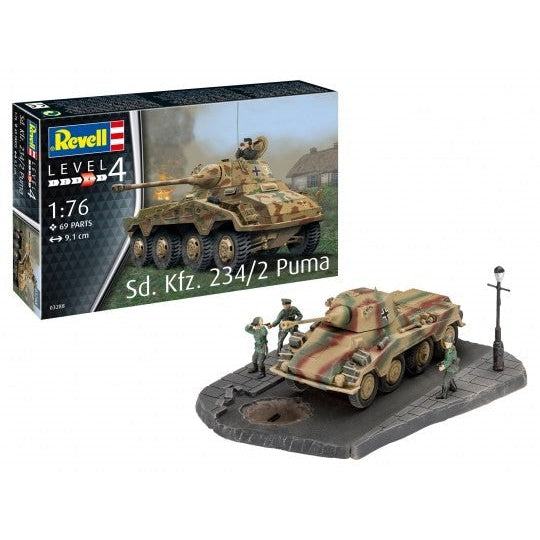 Revell 1/76 SdKfz 234/2 Puma Armored Vehicle