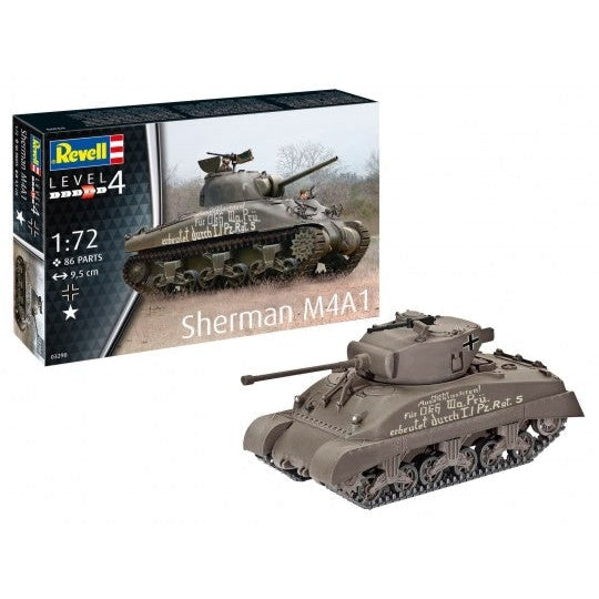 Revell 1/72 Sherman M4A1 Tank