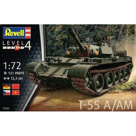 Revell T-55A/AM Tank Model Kit 1:72 RVL3304