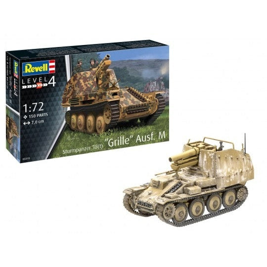 Revell 1/72 Sturmpanzer 38(t) Grille Ausf M Tank