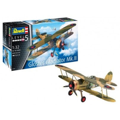 Revell 1/32 Gloster Gladiator Mk II BiPlane Fighter