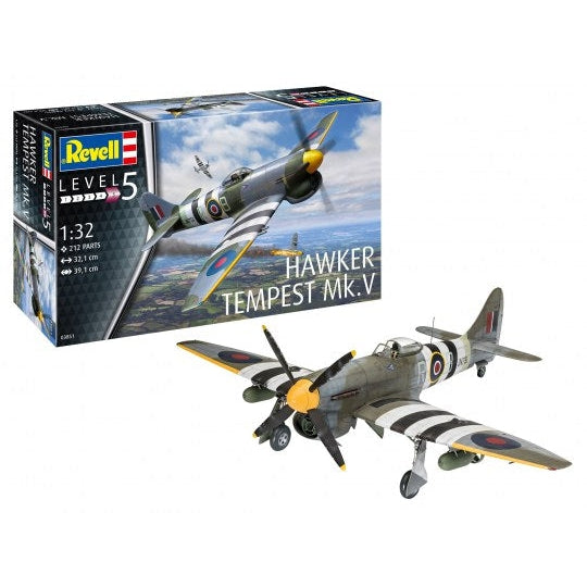 Revell 1/32 Hawker Tempest Mk V Fighter