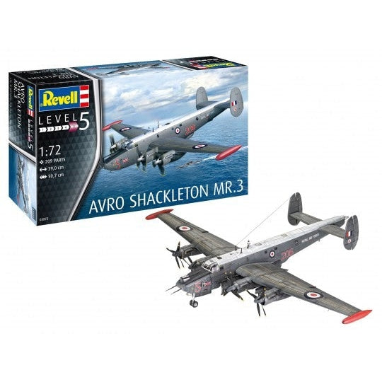 Revell 1/72 Avro Shackleton MR3 Recon Patrol Aircraft