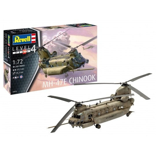 Revell 1/72 MH47E Chinook Attack Helicopter