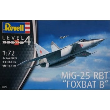 Revell 1/72 MiG25 RBT Foxbat B Fighter