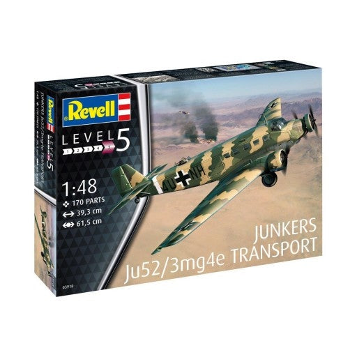 Revell 1/48 Junkers Ju52/3mg4e Transport Aircraft