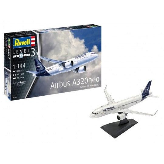 Revell 1/144 Airbus A320 Neo Lufthansa Airliner Model Kit