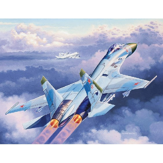 Revell 1/144 Su27 Flanker Combat Jet Fighter