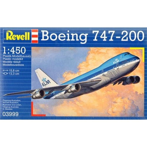 Revell 1/450 B747-200 Jumbo Jet Airliner